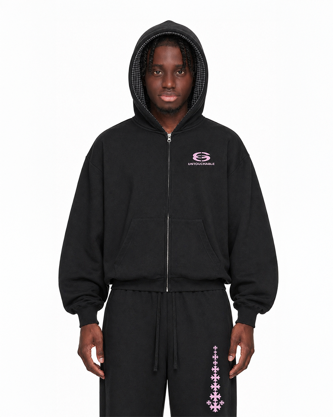 God's Spine Shape Changing Hood Full Tracksuit Set