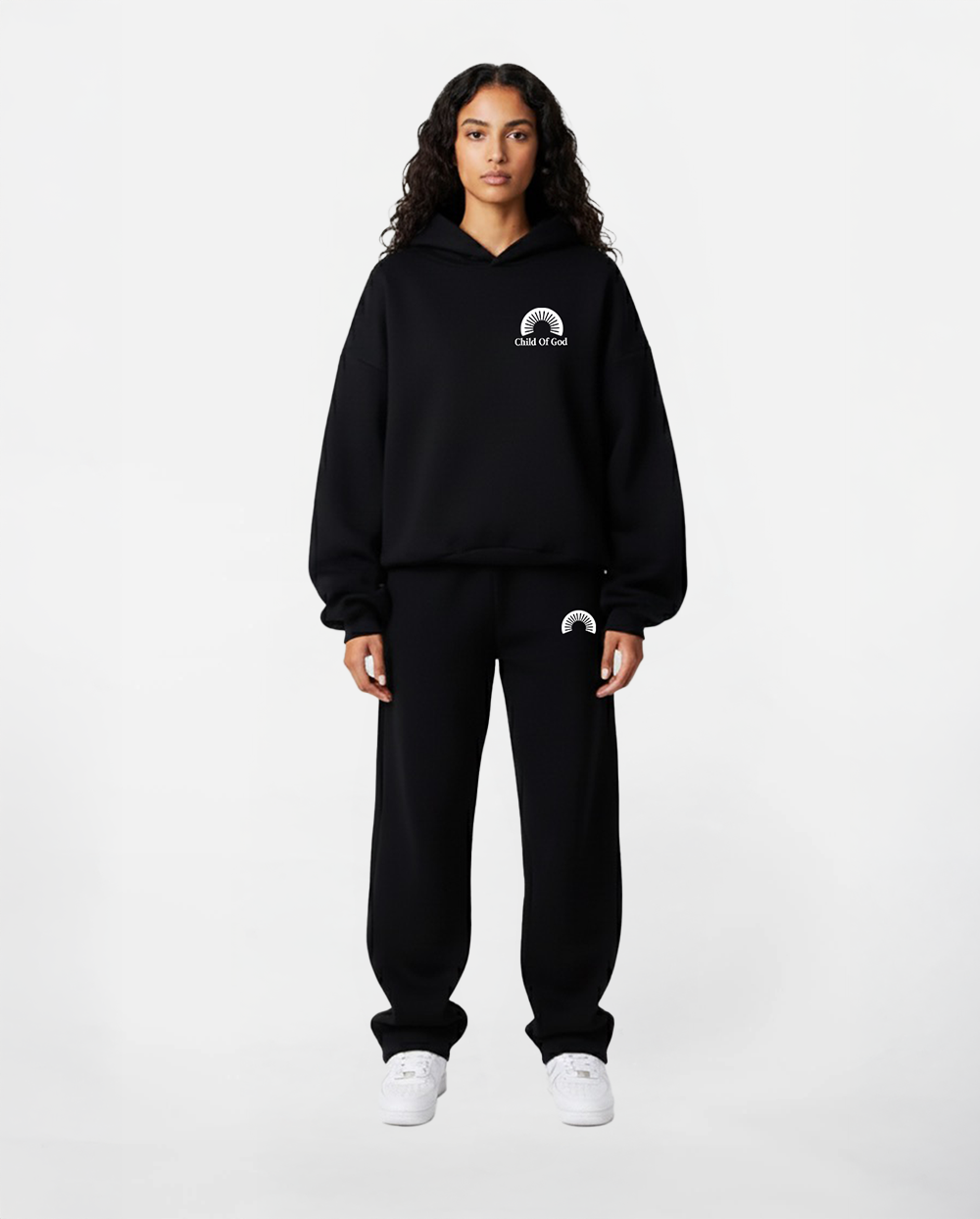 CHILD OF GOD FLARED PANTS BLACK