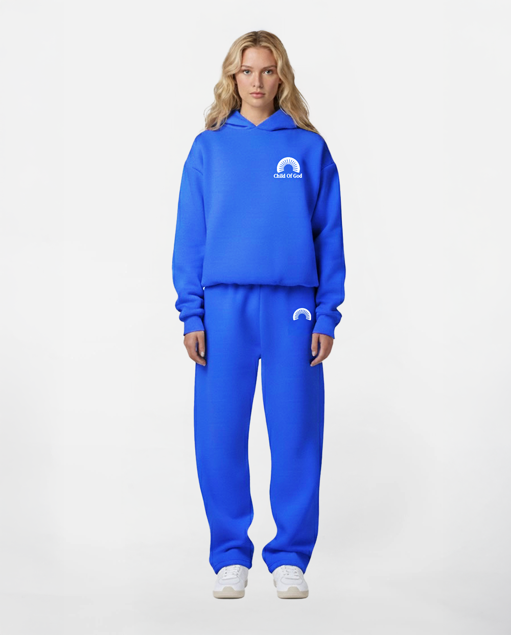 CHILD OF GOD FLARED PANTS BLUE