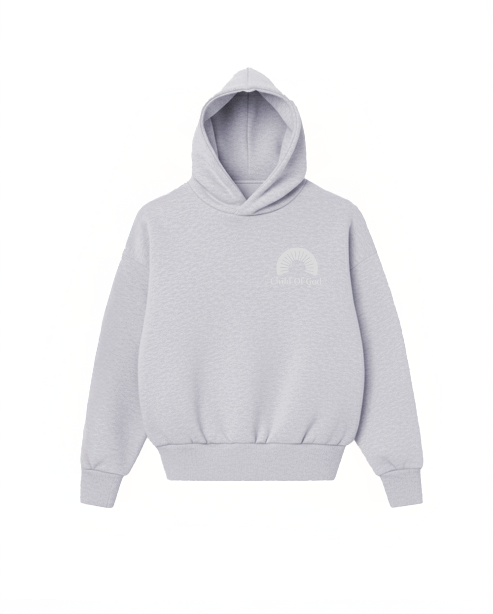 CHILD OF GOD SHAPE CHANGING HOODIE GREY