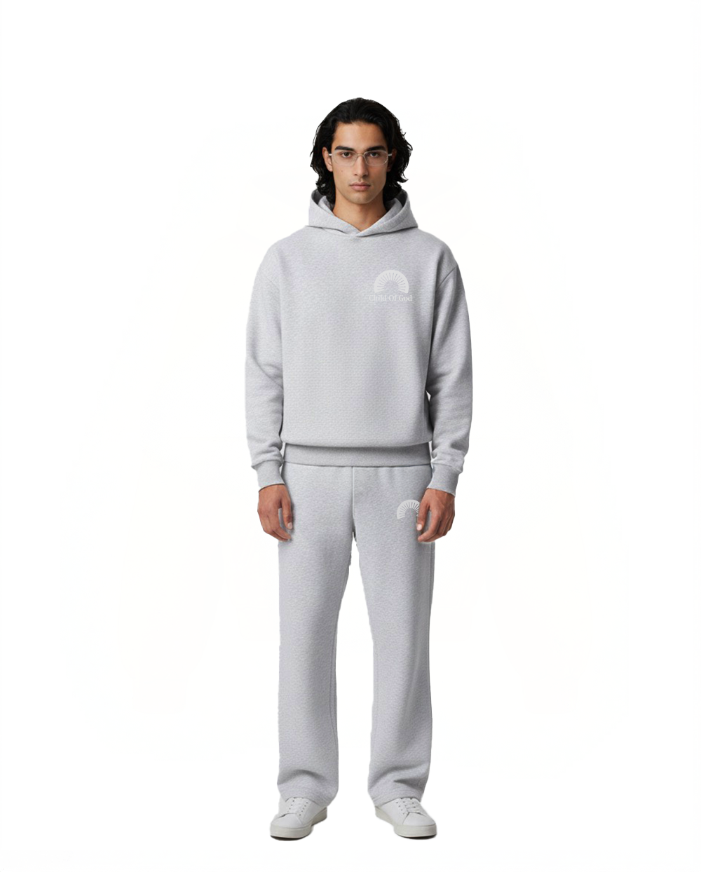 CHILD OF GOD SHAPE CHANGING HOODIE GREY