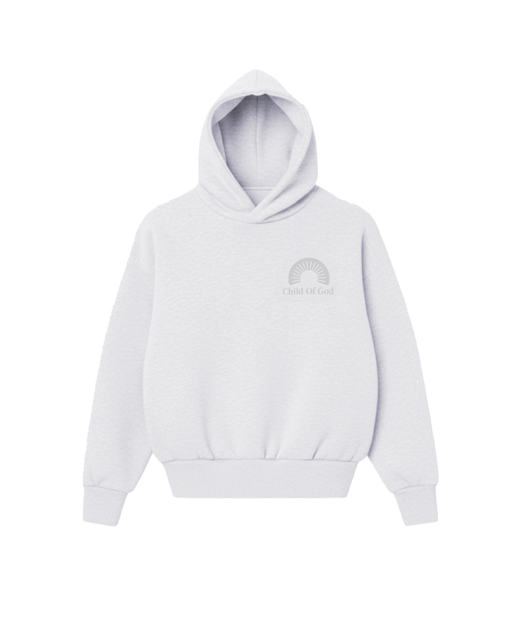 Child Of God Shape Changing Hood Hoodie Grey