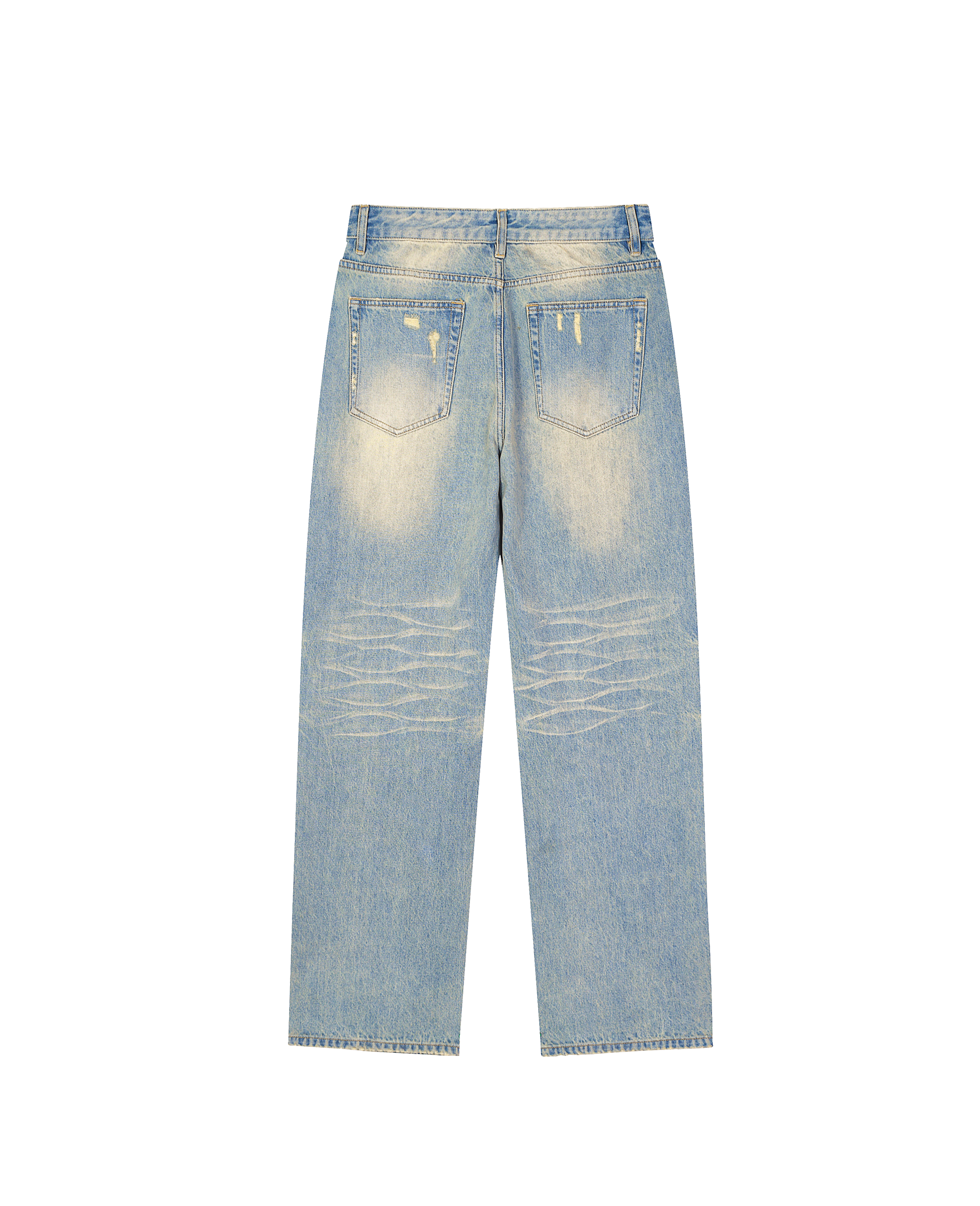 Adam & Eve Sun Fade Raw Hem Denim Jeans