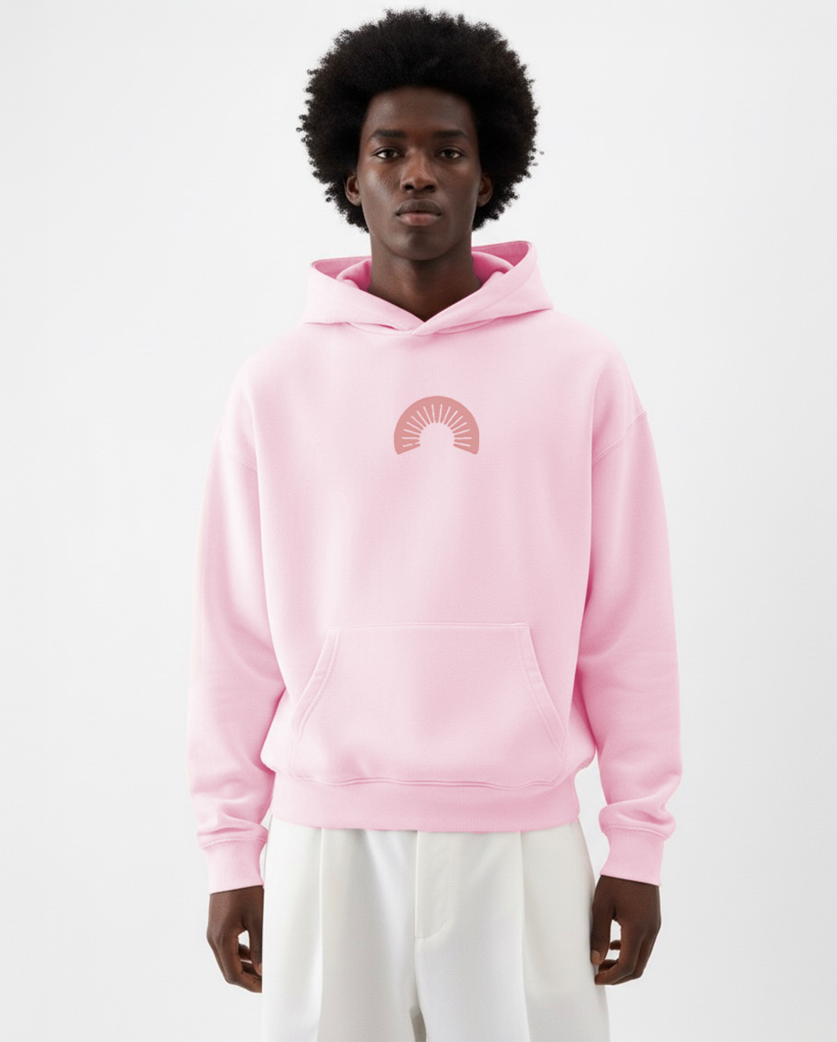 450 GSM PINK SHAPE CHANGING HOOD HOODIE