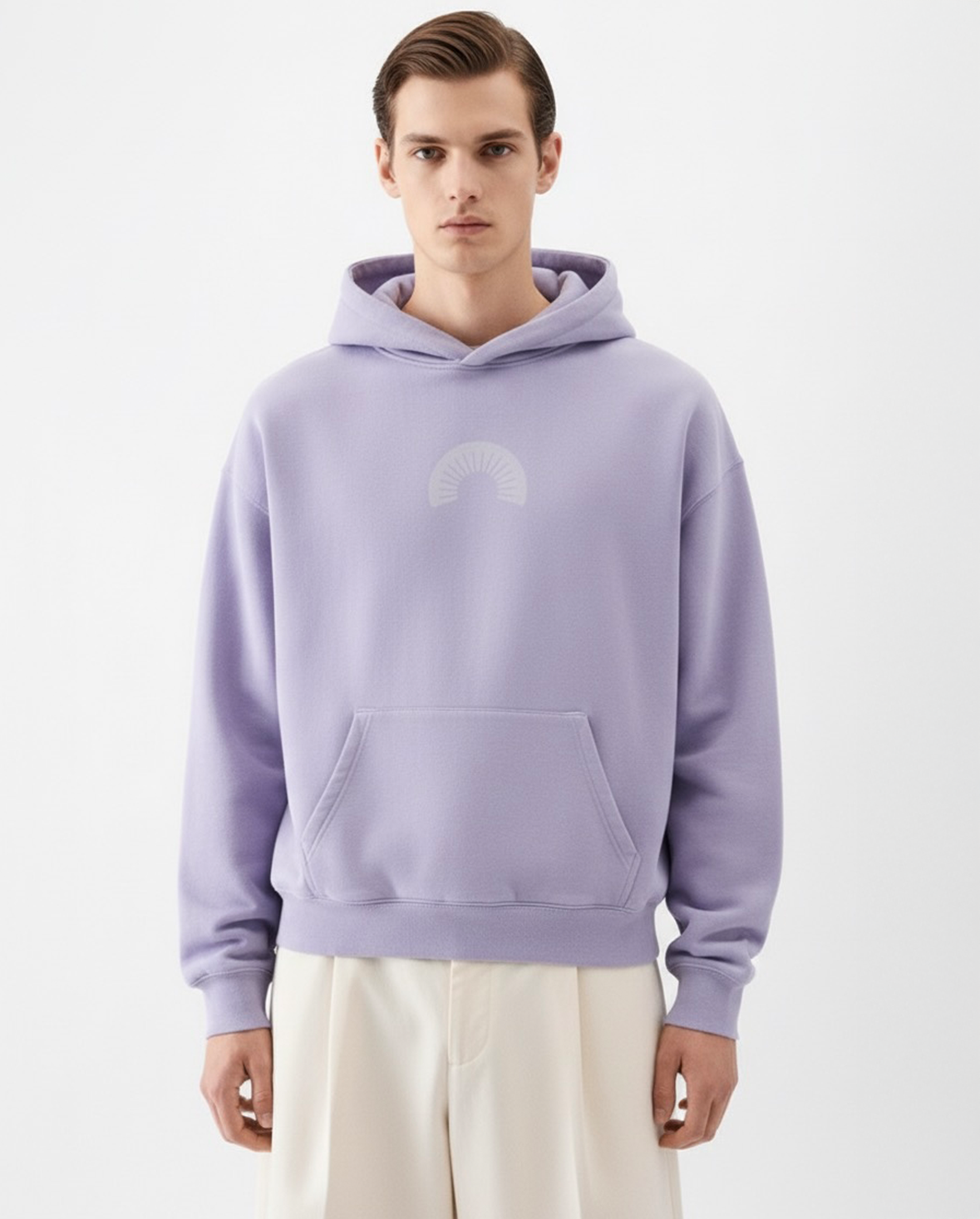 450 GSM PURPLE SHAPE CHANGING HOOD HOODIE