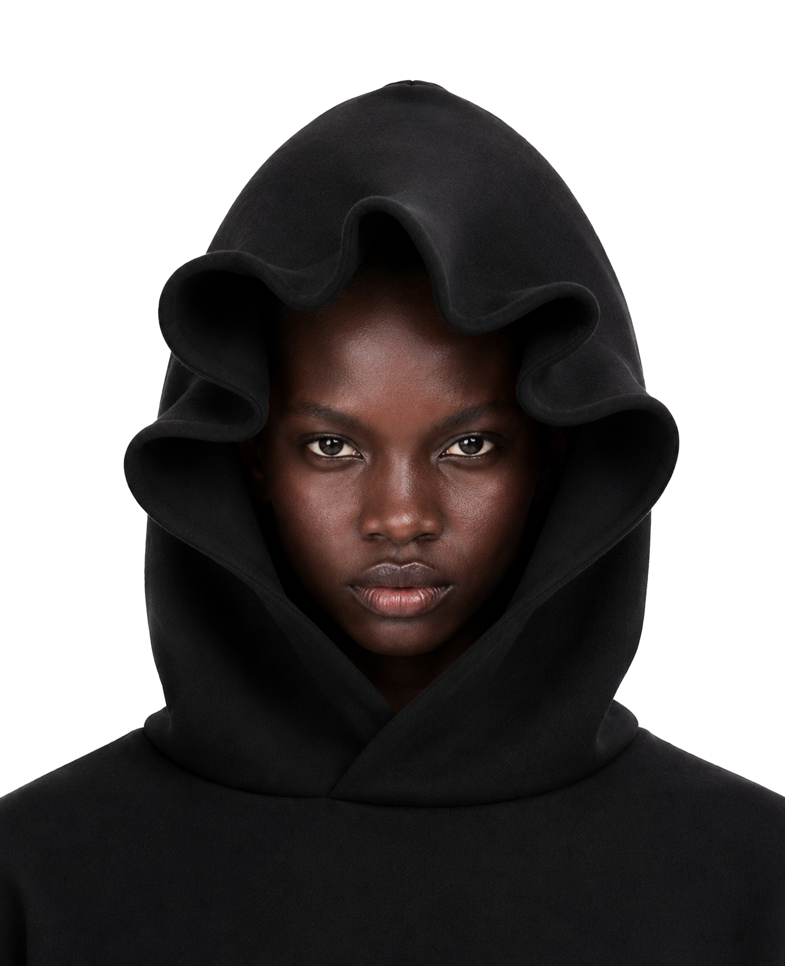 Child Of God Shape Changing Hood Hoodie Black