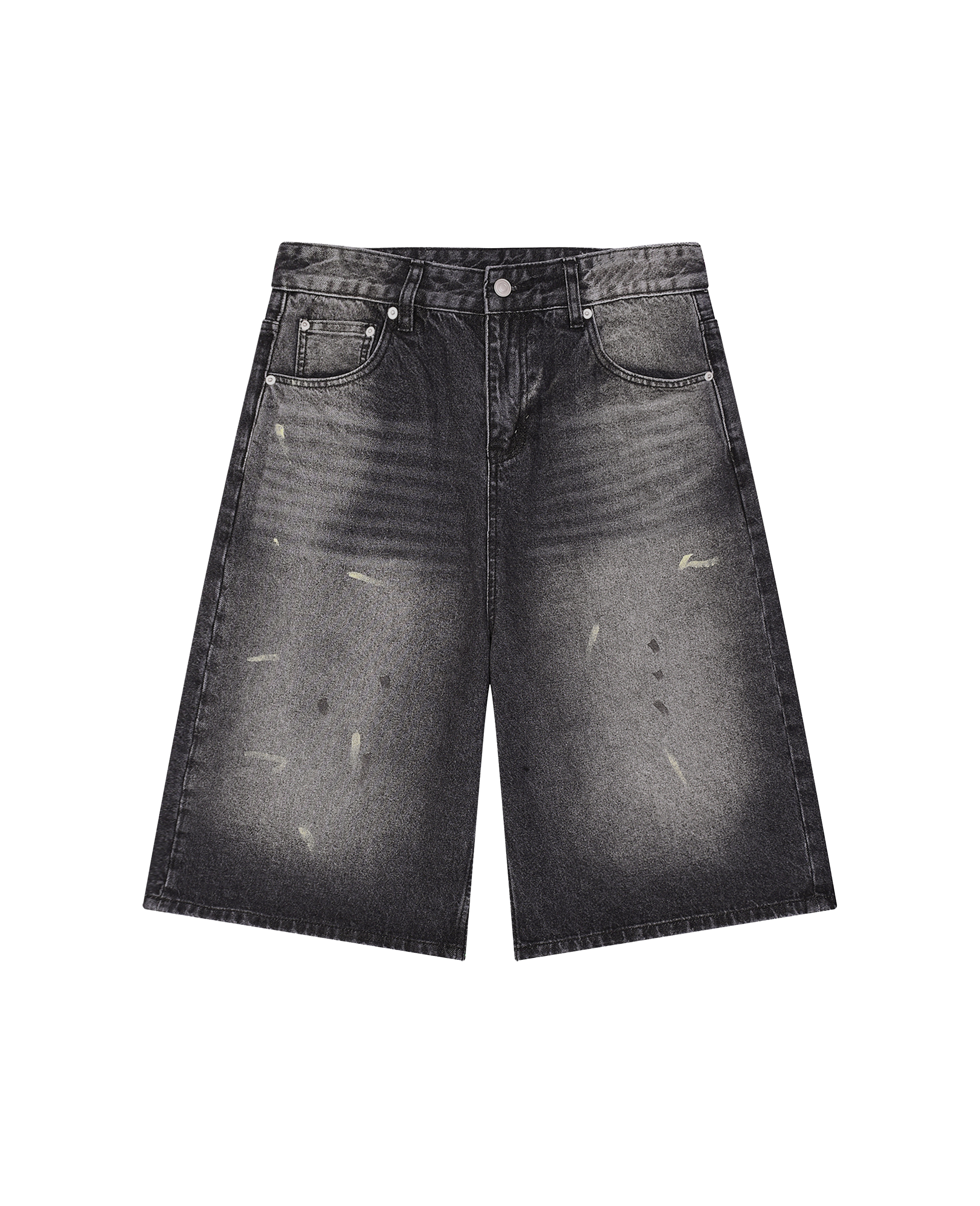 Adam's Vintage Wash Wide Leg Denim Shorts (Men Limited Edition)