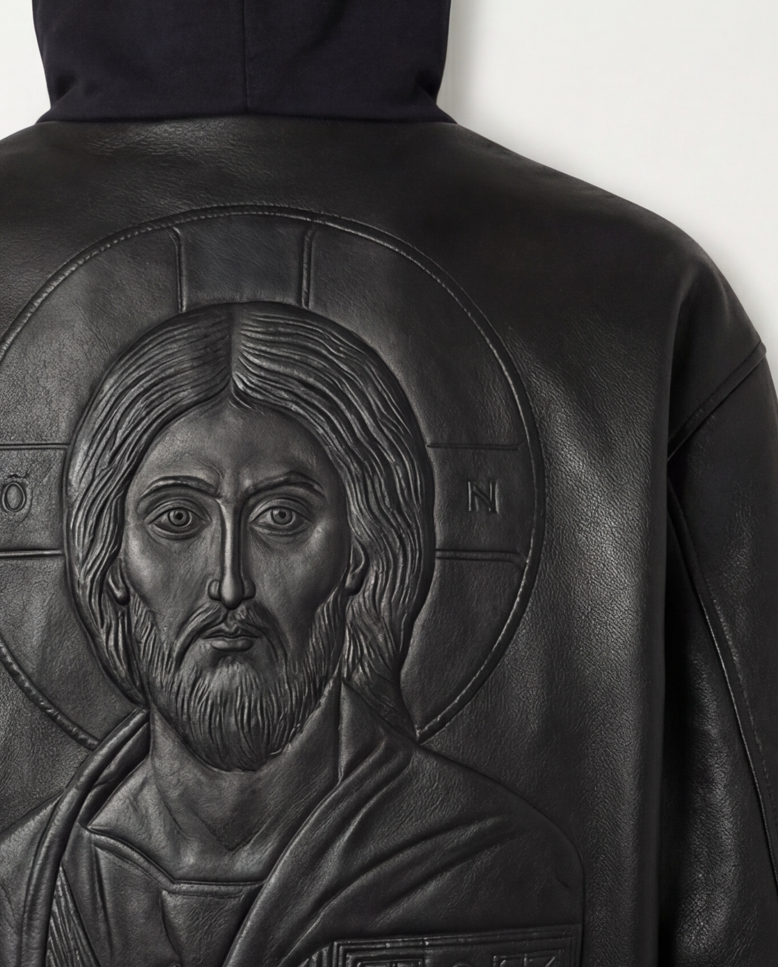Christ Pantocrator Leather Jacket