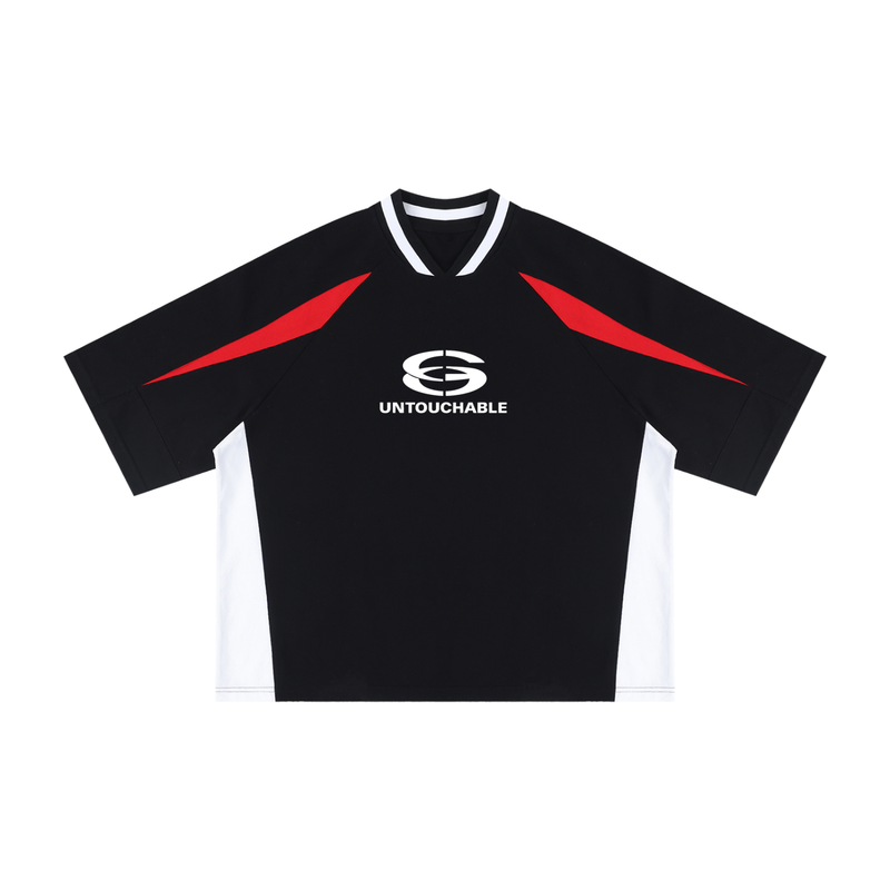John 3:16 Black V-Neck Jersey