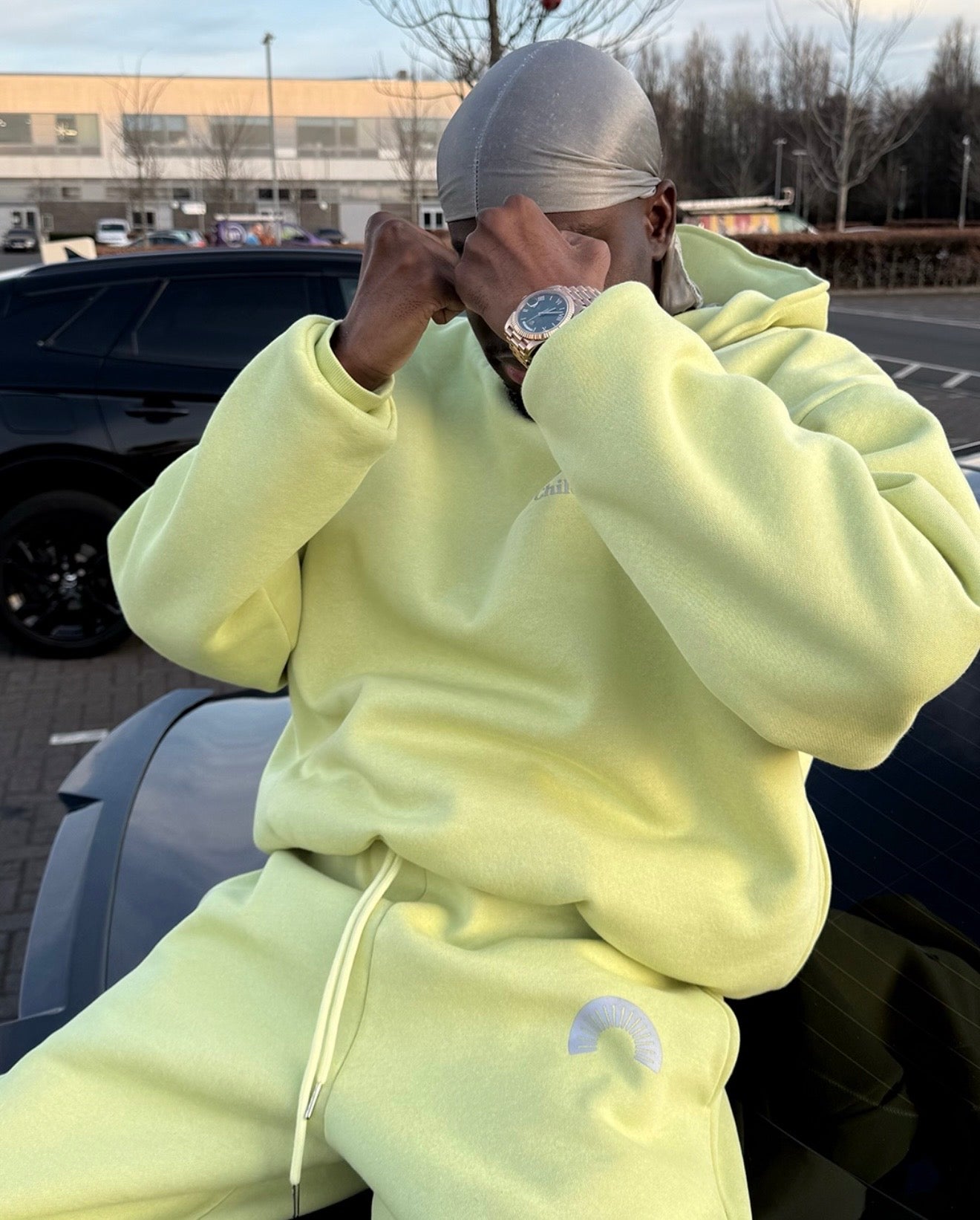 Child Of God Shape Changing Hood Hoodie Green
