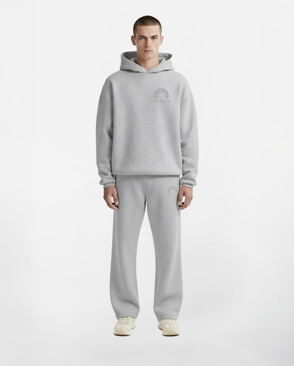 CHILD OF GOD SHAPE CHANGING HOODIE GREY