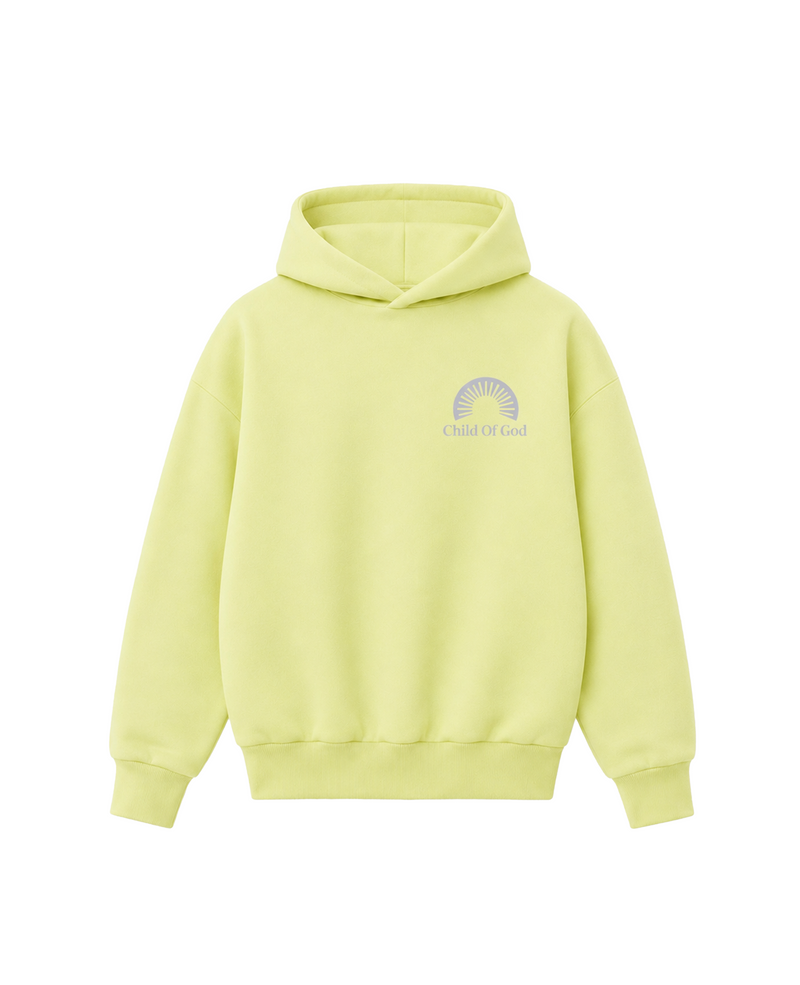 Child Of God Shape Changing Hood Hoodie Green