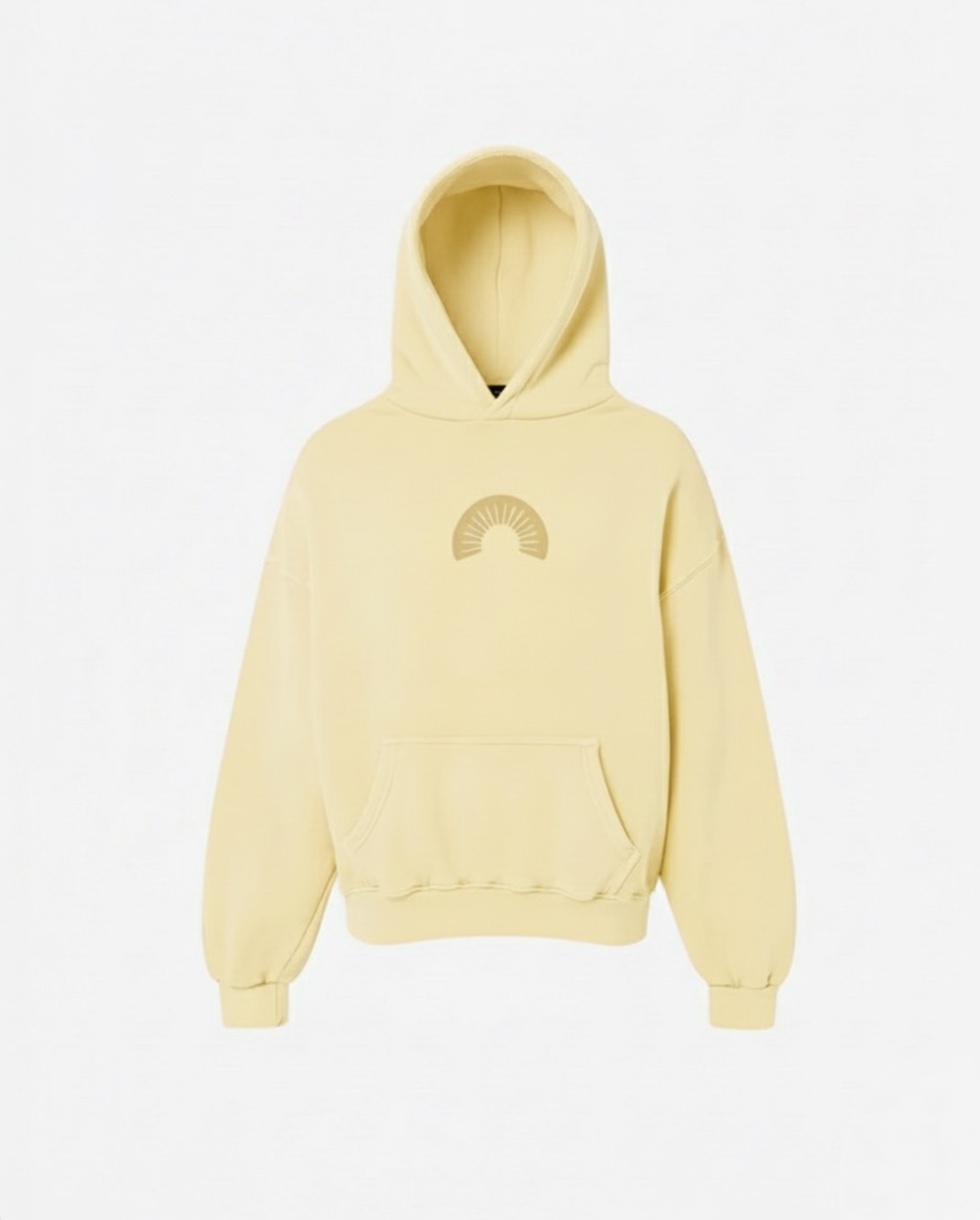 450 GSM YELLOW SHAPE CHANGING HOOD HOODIE