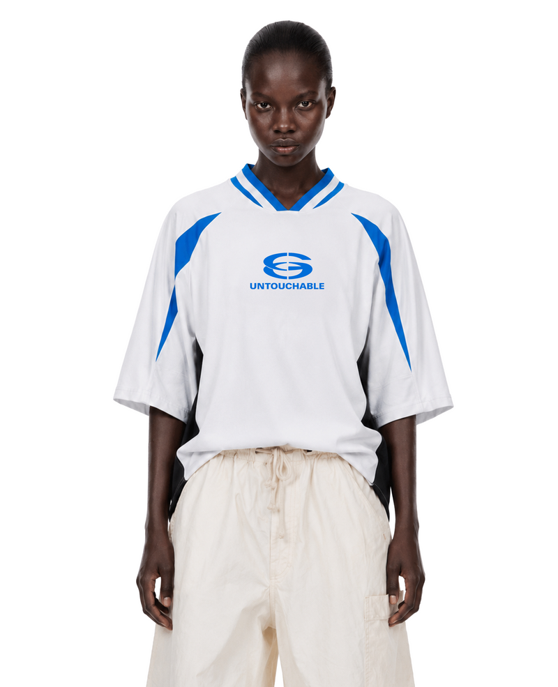 John 3:16 White V-Neck Jersey