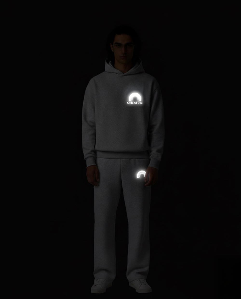 CHILD OF GOD SHAPE CHANGING HOODIE GREY