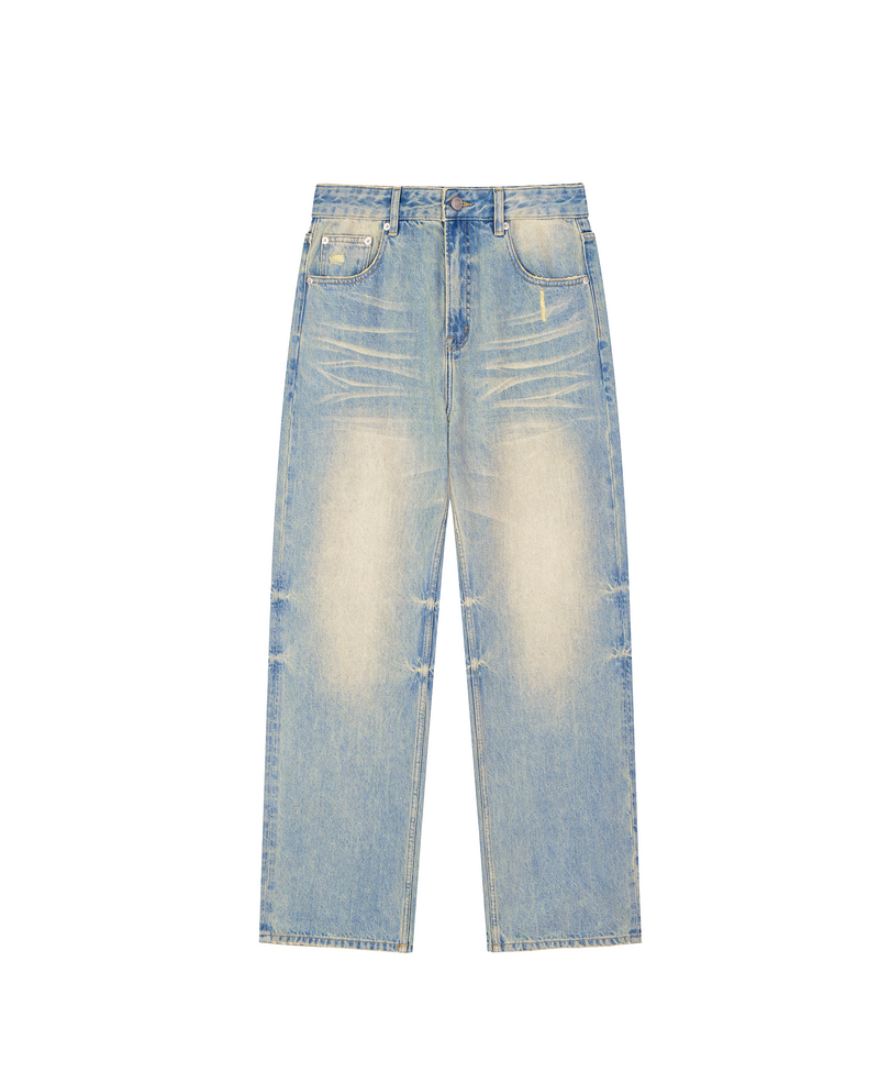 Adam & Eve Sun Fade Raw Hem Denim Jeans