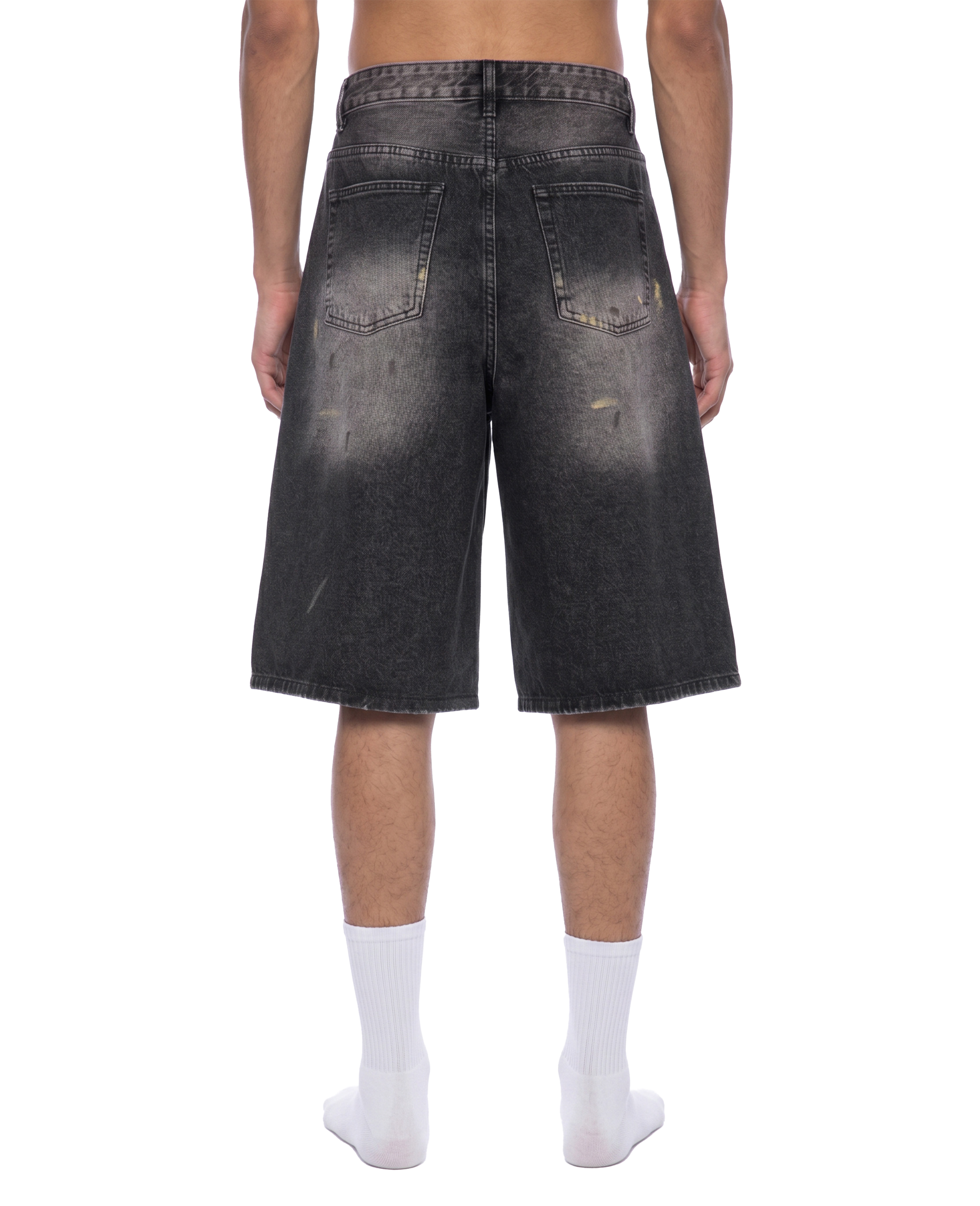 Adam's Vintage Wash Wide Leg Denim Shorts (Men Limited Edition)