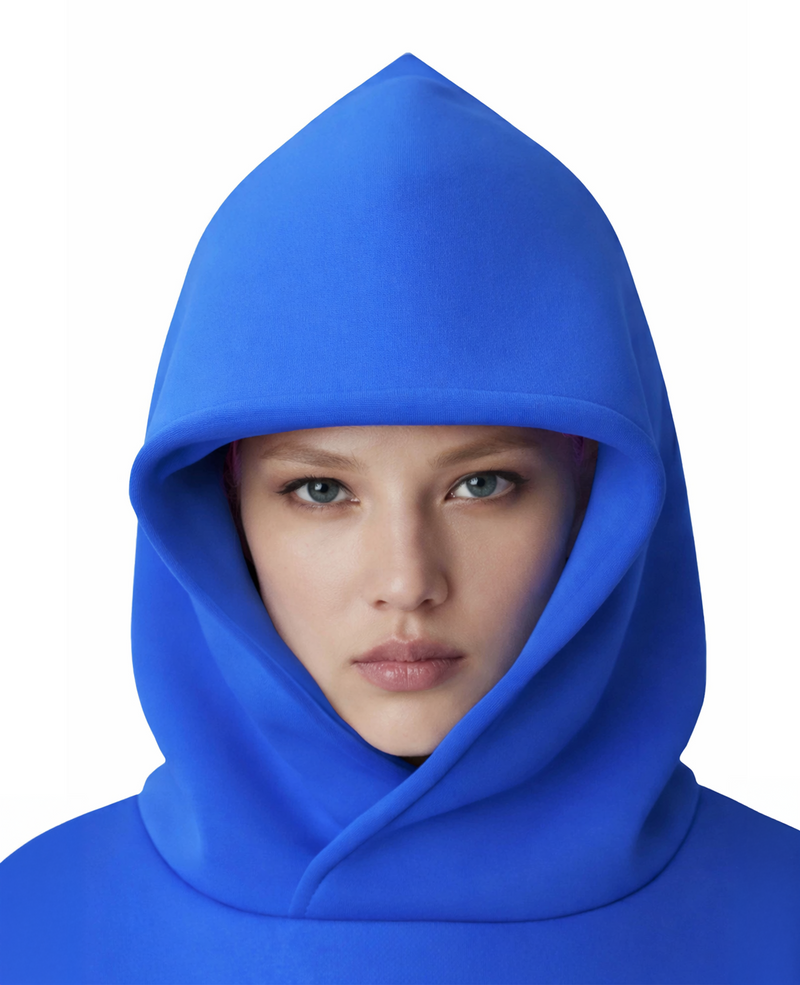 Child Of God Shape Changing Hood Hoodie Blue