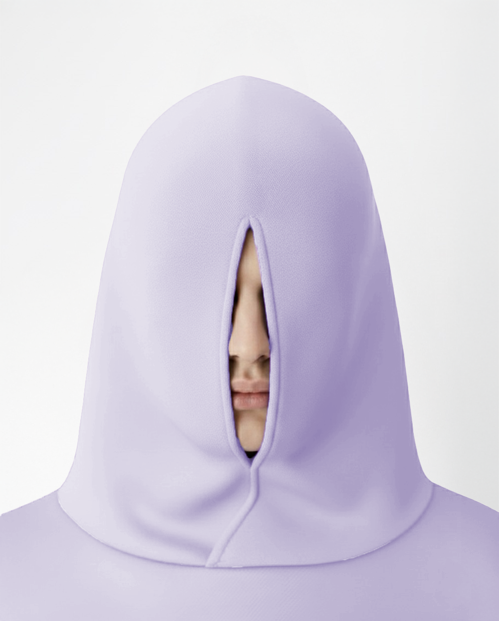 450 GSM PURPLE SHAPE CHANGING HOOD HOODIE