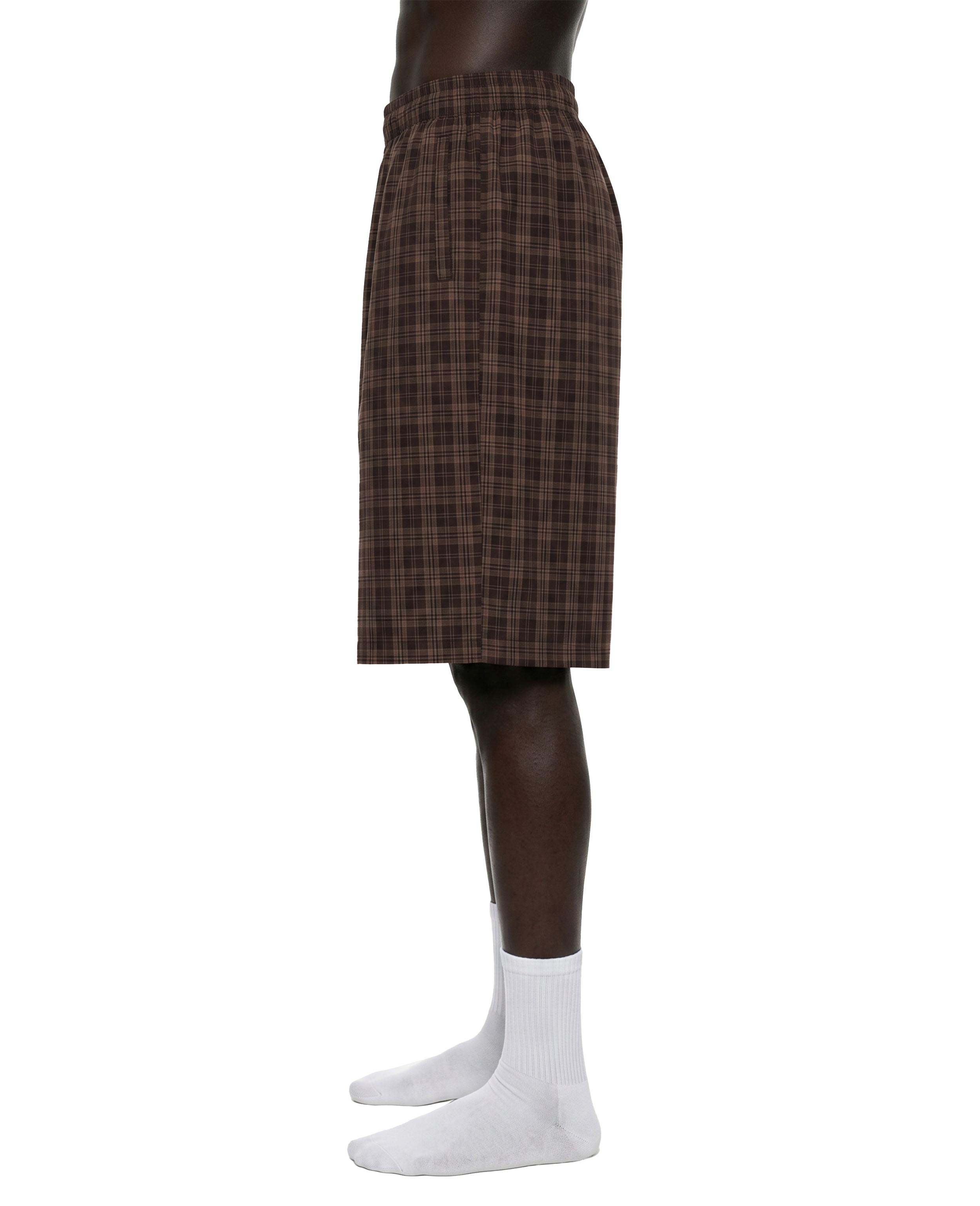 Espresso Tartan Shorts
