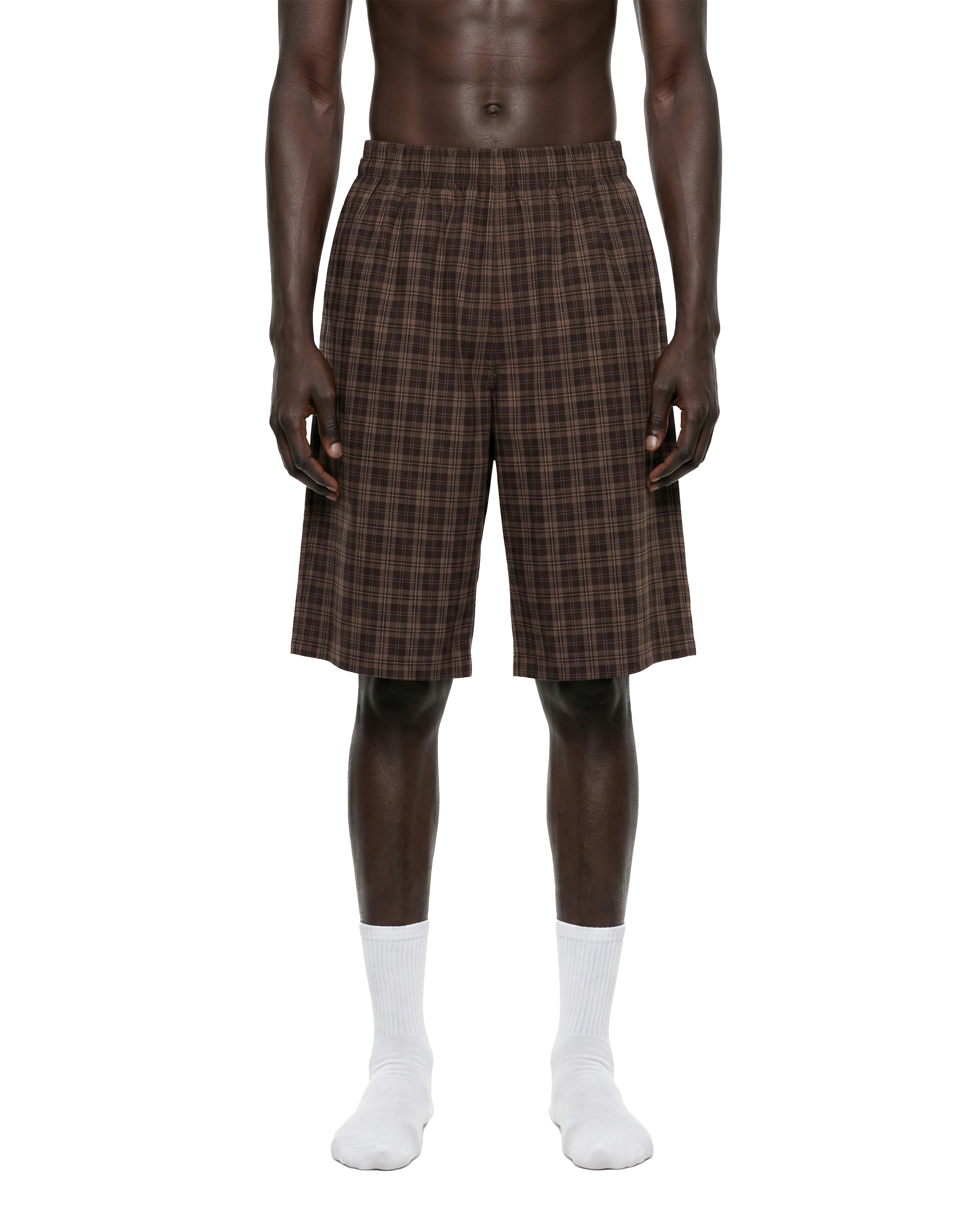 Espresso Tartan Shorts