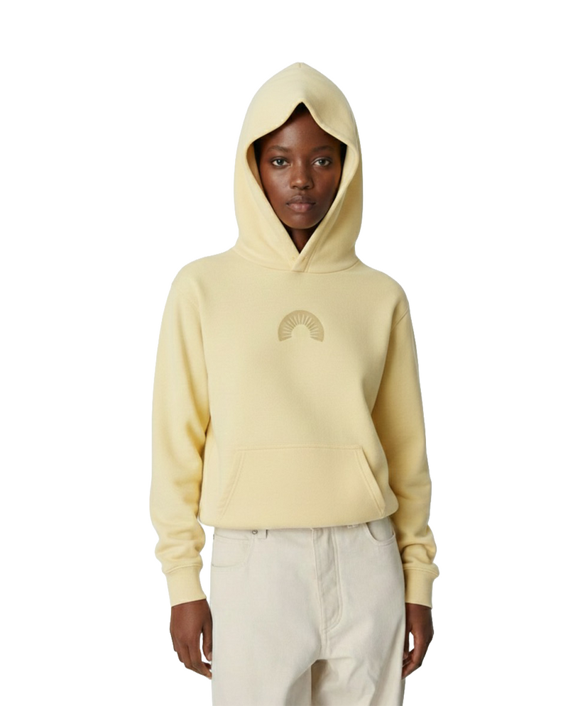 450 Gsm Yellow Shape Changing Hood Hoodie