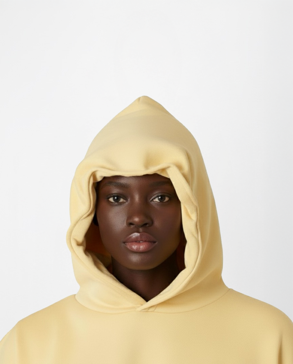 450 GSM YELLOW SHAPE CHANGING HOOD HOODIE