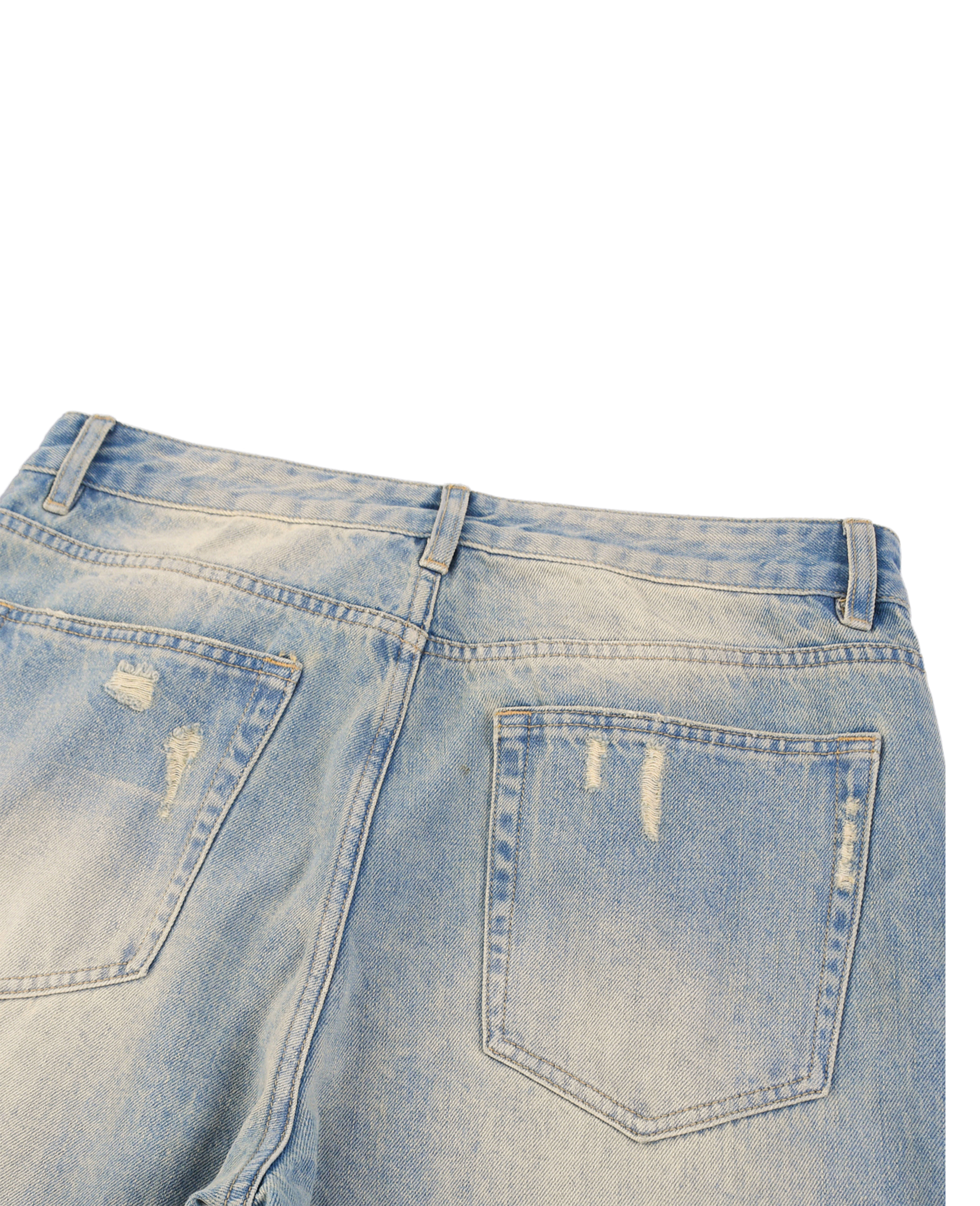 Adam & Eve Sun Fade Raw Hem Denim Jeans
